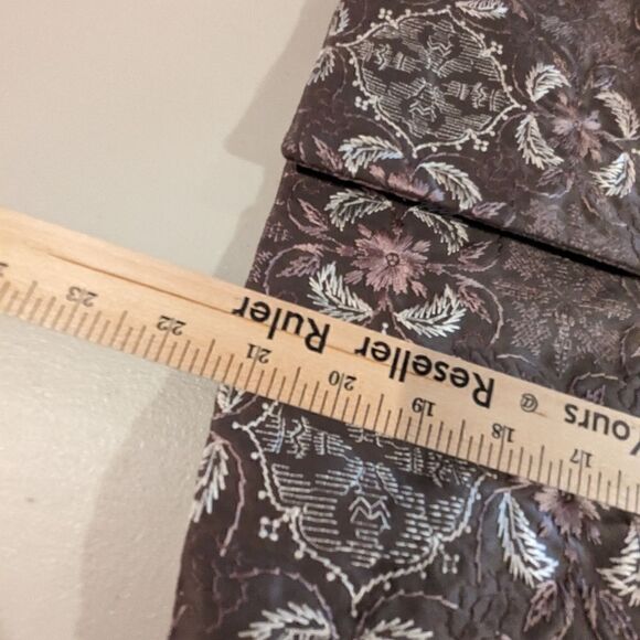 Talbots rich 100% cotton brocade double breasted size 10 petite - Picture 16 of 16